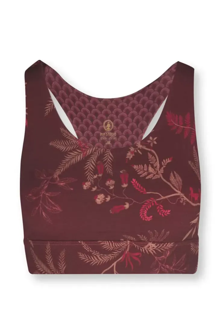 Sports Bh'S|Pip Studio Sport Bh Isola Dunkel Rot