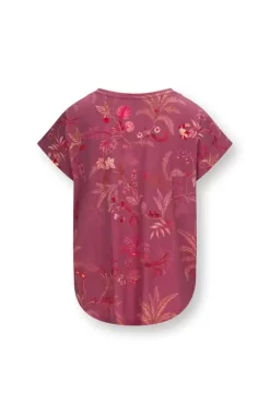 Sportshirts|Pip Studio Sport Top Kurze Armel Isola Rosa
