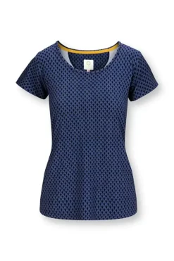 Sportshirts|Pip Studio Sport Top Kurze Armel Suki Kobalt Blau
