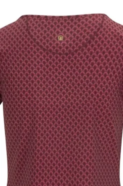 Sportshirts|Pip Studio Sport Top Kurze Armel Suki Dunkel Rot