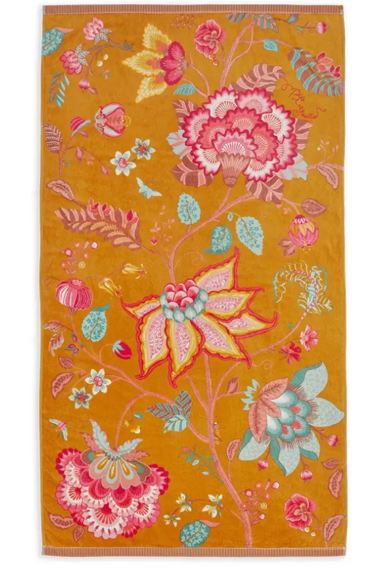 Strandtücher|Pip Studio Strandtuch Pip Flowers Gelb