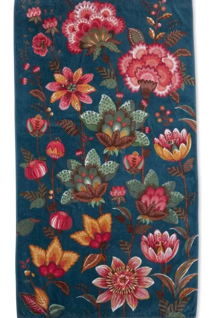 Strandtücher|Pip Studio Strandtuch Sunny Side Up Dunkel Blau