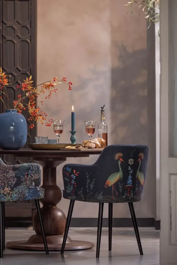 Hocker Und Stühle|Pip Studio Stuhl Flirting Birds Blau
