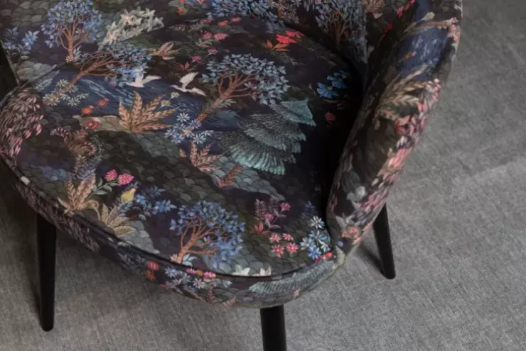 Hocker Und Stühle|Pip Studio Stuhl Pip Garden Dunkelblau