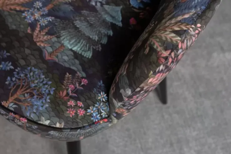 Hocker Und Stühle|Pip Studio Stuhl Pip Garden Dunkelblau