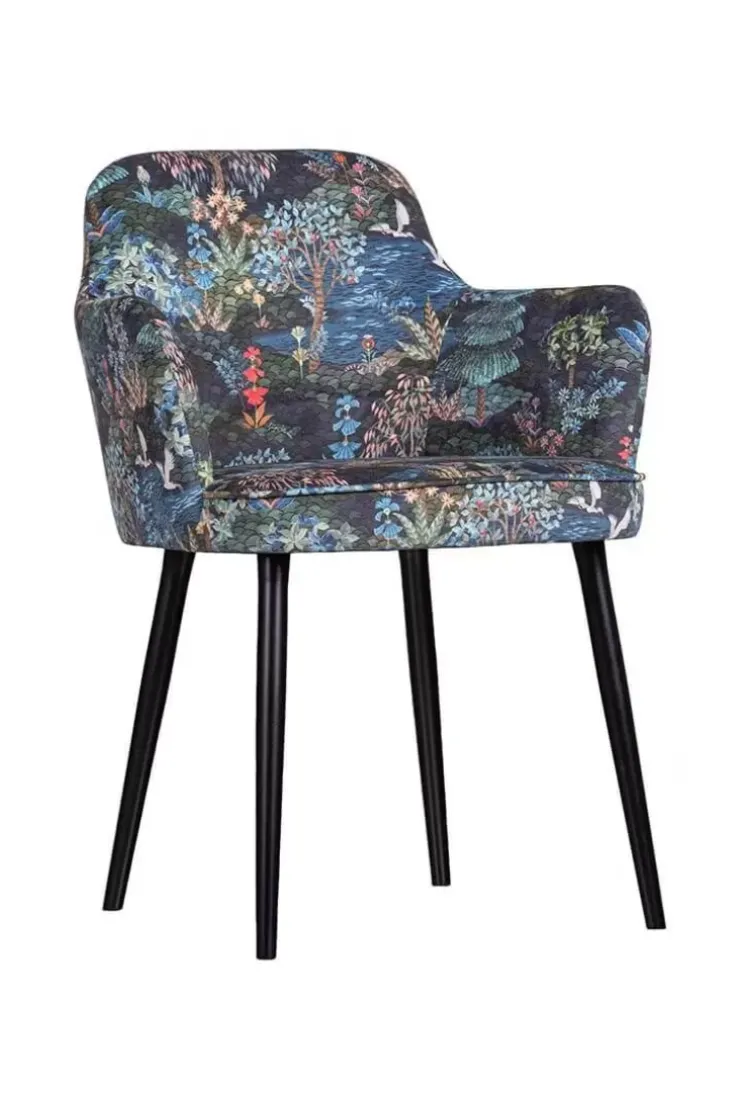 Hocker Und Stühle|Pip Studio Stuhl Pip Garden Dunkelblau