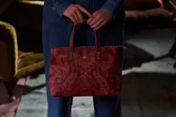 Shopper|Pip Studio Tasche Klein Kyoto Festival Dunkel Rosa