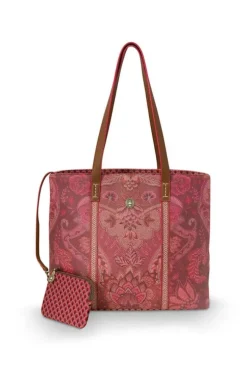Shopper|Pip Studio Tasche Medium Kyoto Festival Dunkel Rosa