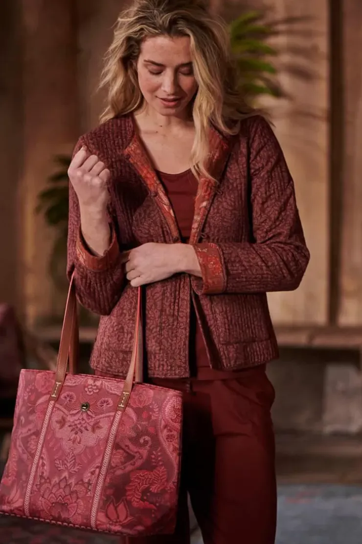 Shopper|Pip Studio Tasche Medium Kyoto Festival Dunkel Rosa