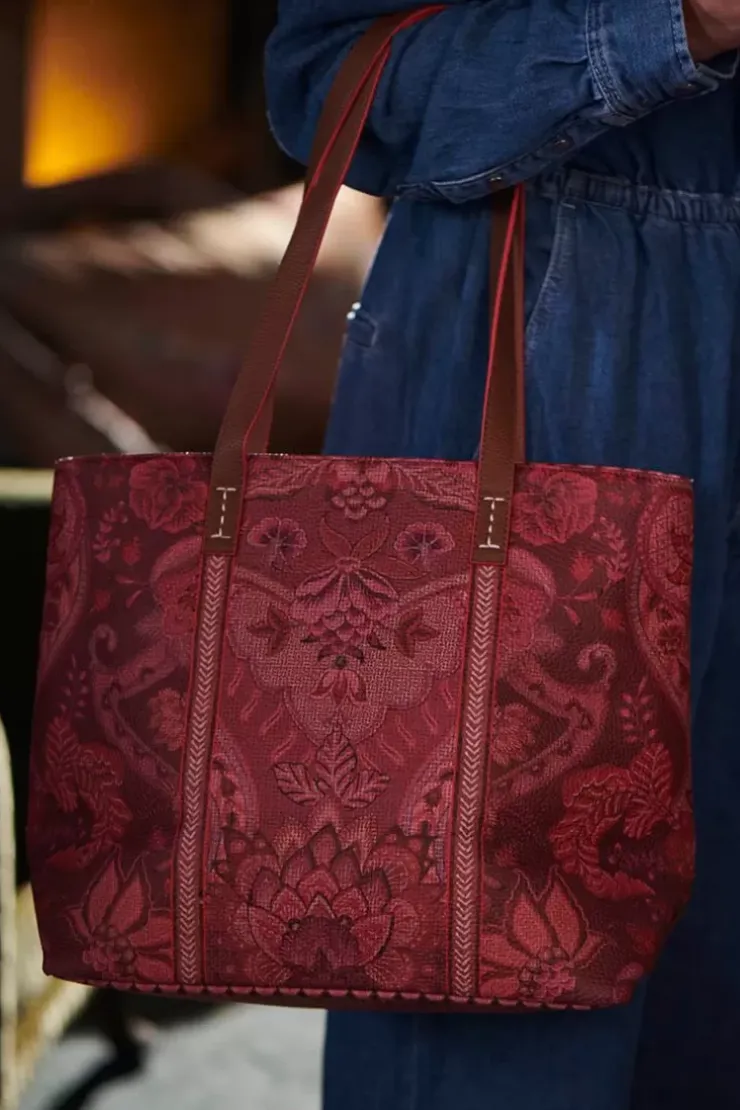 Shopper|Pip Studio Tasche Medium Kyoto Festival Dunkel Rosa