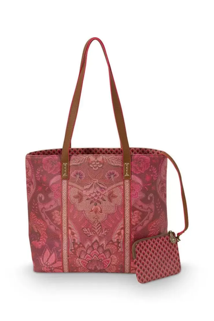 Shopper|Pip Studio Tasche Medium Kyoto Festival Dunkel Rosa