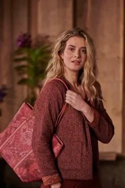Shopper|Pip Studio Tasche Medium Kyoto Festival Dunkel Rosa