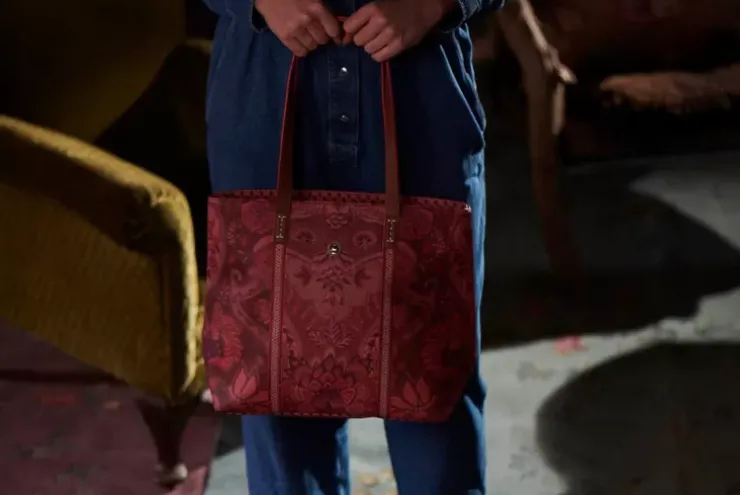 Shopper|Pip Studio Tasche Medium Kyoto Festival Dunkel Rosa