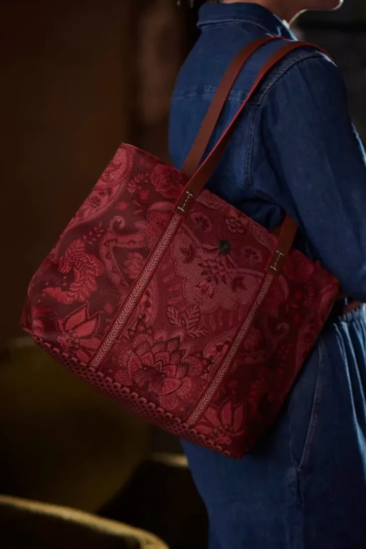 Shopper|Pip Studio Tasche Medium Kyoto Festival Dunkel Rosa