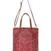 Shopper|Pip Studio Tasche Rechteckig Kyoto Festival Dunkel Rosa