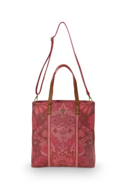 Shopper|Pip Studio Tasche Rechteckig Kyoto Festival Dunkel Rosa