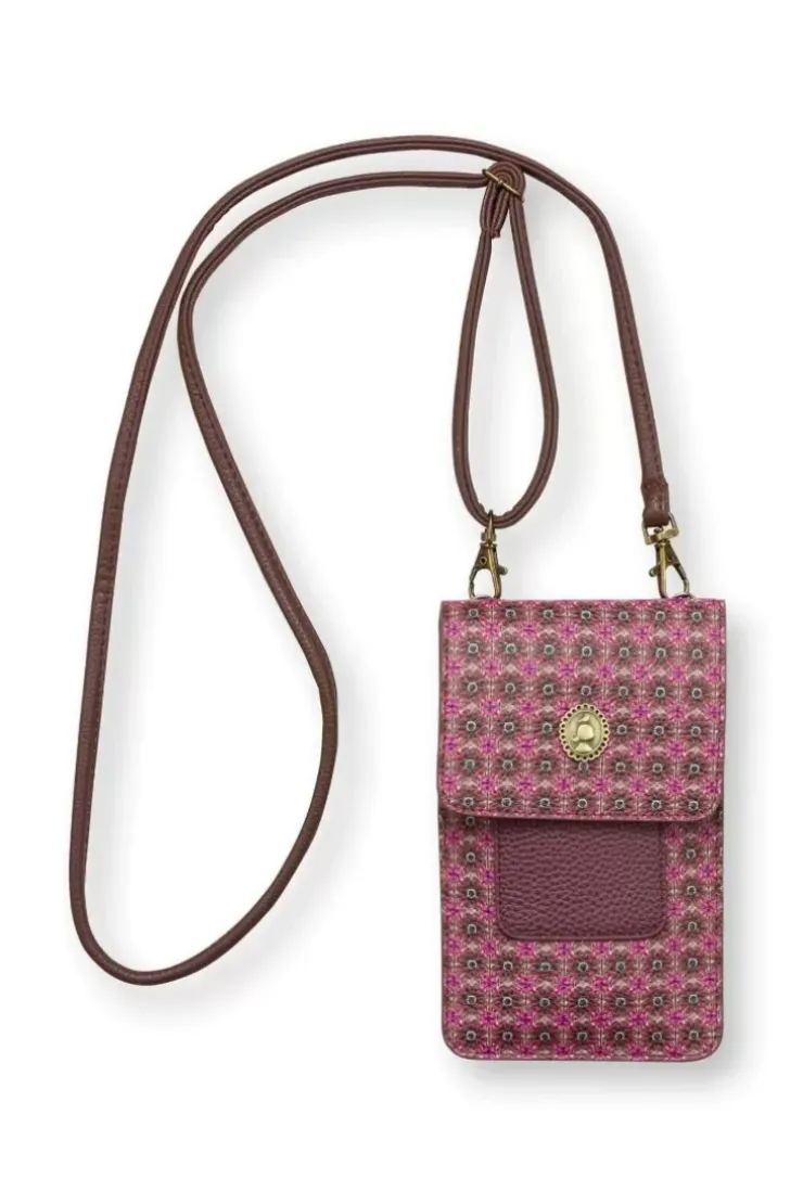 Ümhangetaschen|Pip Studio Telefontasche Clover Rosa