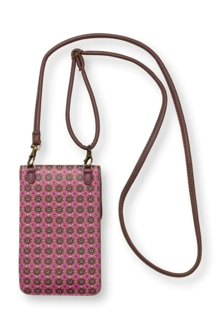 Ümhangetaschen|Pip Studio Telefontasche Clover Rosa