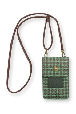 Ümhangetaschen|Pip Studio Telefontasche Clover Grun