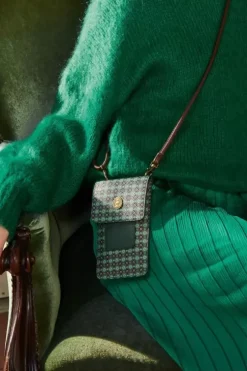 Ümhangetaschen|Pip Studio Telefontasche Clover Grun