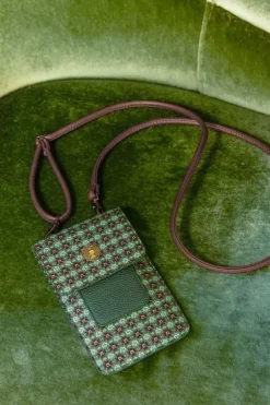Ümhangetaschen|Pip Studio Telefontasche Clover Grun
