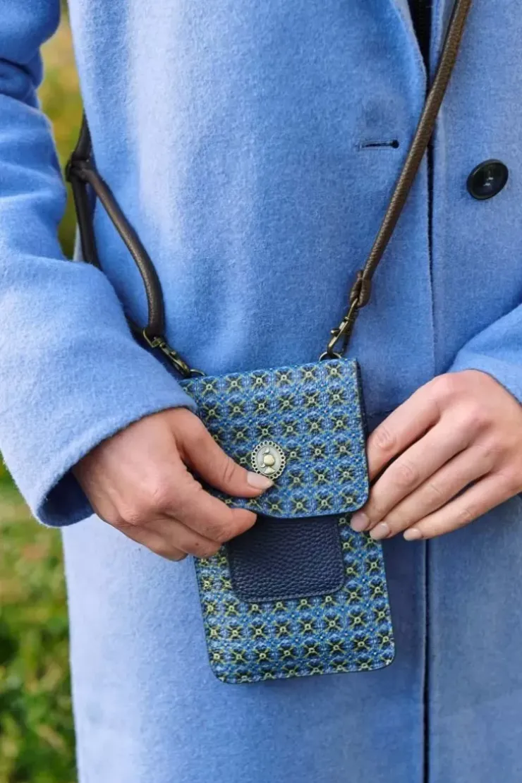 Ümhangetaschen|Pip Studio Telefontasche Clover Blau