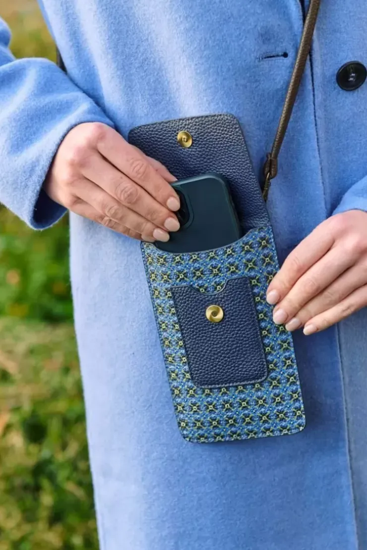 Ümhangetaschen|Pip Studio Telefontasche Clover Blau
