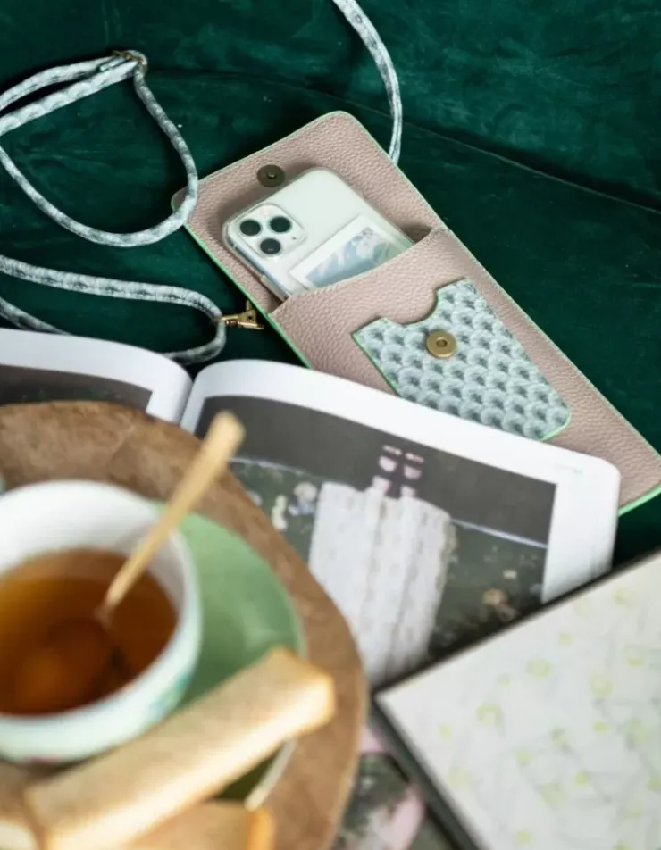 Ümhangetaschen|Pip Studio Telefontasche Kyoto Festival /Khaki Grun