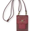 Ümhangetaschen|Pip Studio Telefontasche Kyoto Festival Dunkel /Khaki Rosa