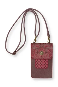 Ümhangetaschen|Pip Studio Telefontasche Kyoto Festival Dunkel /Khaki Rosa