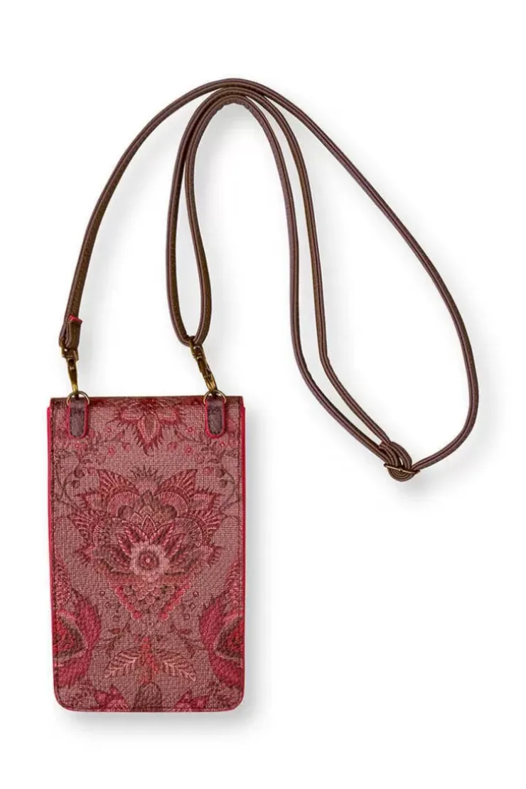 Ümhangetaschen|Pip Studio Telefontasche Kyoto Festival Dunkel /Khaki Rosa