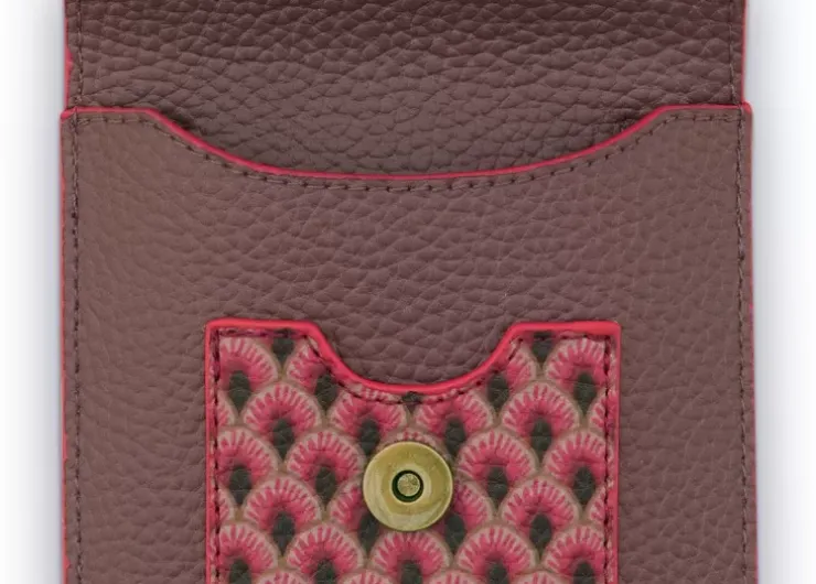 Ümhangetaschen|Pip Studio Telefontasche Kyoto Festival Dunkel /Khaki Rosa