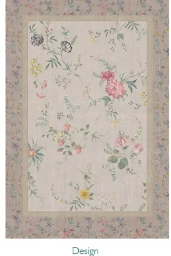 Rechteckige Teppiche|Pip Studio Teppich Fleur Grandeur By Pip Khaki