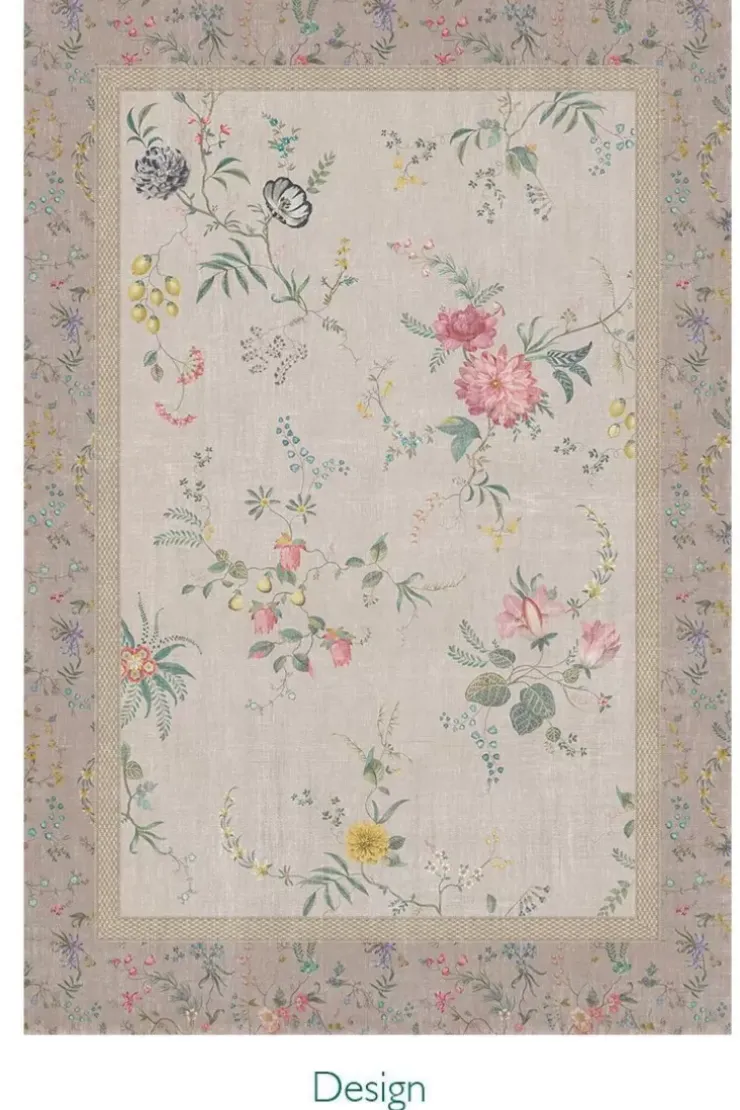 Rechteckige Teppiche|Pip Studio Teppich Fleur Grandeur By Pip Khaki