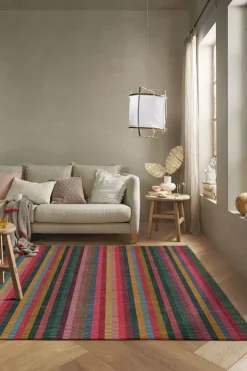 Rechteckige Teppiche|Pip Studio Teppich Jacquard Stripes By Pip Multi