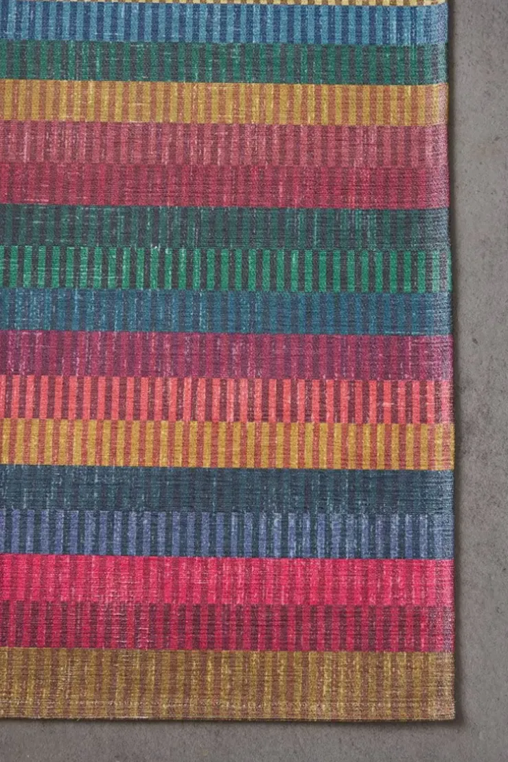Rechteckige Teppiche|Pip Studio Teppich Jacquard Stripes By Pip Multi