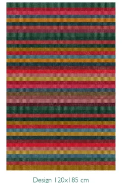 Rechteckige Teppiche|Pip Studio Teppich Jacquard Stripes By Pip Multi