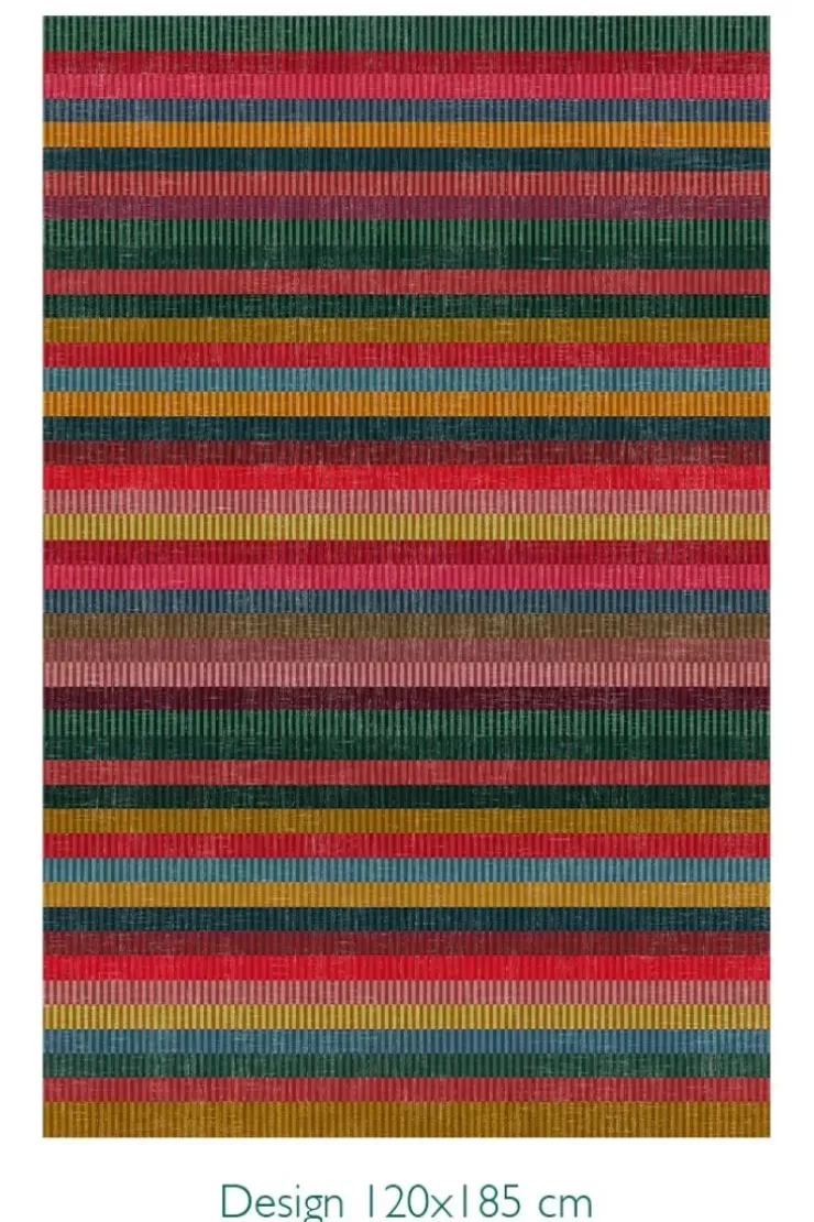 Rechteckige Teppiche|Pip Studio Teppich Jacquard Stripes By Pip Multi