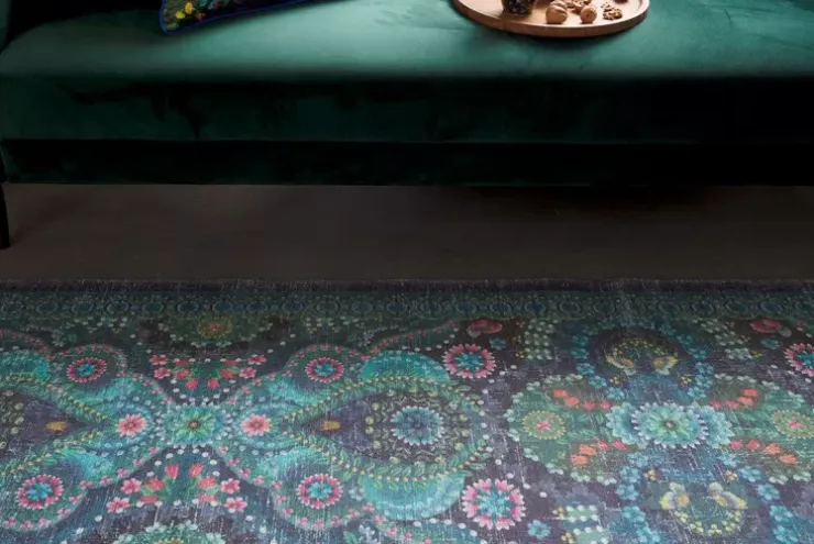 Teppichlaufer|Pip Studio Teppich Loper Moon Delight By Pip Dunkel Blau