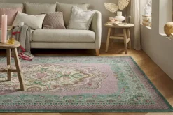 Rechteckige Teppiche|Pip Studio Teppich Majorelle By Pip Lila/Grun
