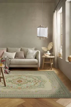 Rechteckige Teppiche|Pip Studio Teppich Majorelle By Pip Pastell Khaki
