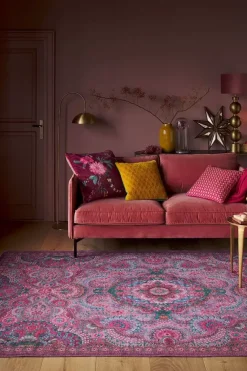 Rechteckige Teppiche|Pip Studio Teppich Moon Delight By Pip Dunkel Rosa