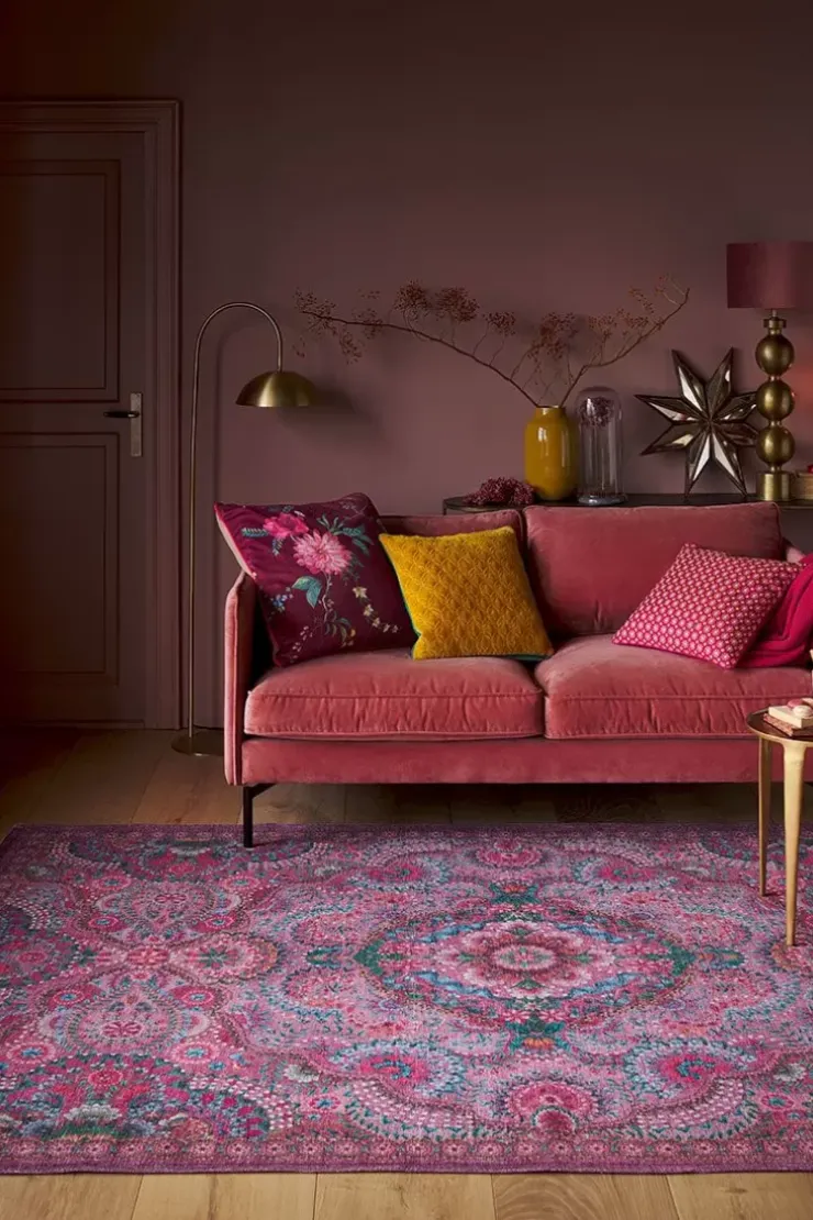 Rechteckige Teppiche|Pip Studio Teppich Moon Delight By Pip Dunkel Rosa