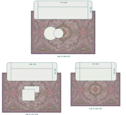 Rechteckige Teppiche|Pip Studio Teppich Moon Delight By Pip Lila Violett