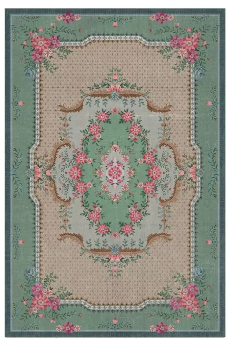Rechteckige Teppiche|Pip Studio Teppich Pip Chique Grun