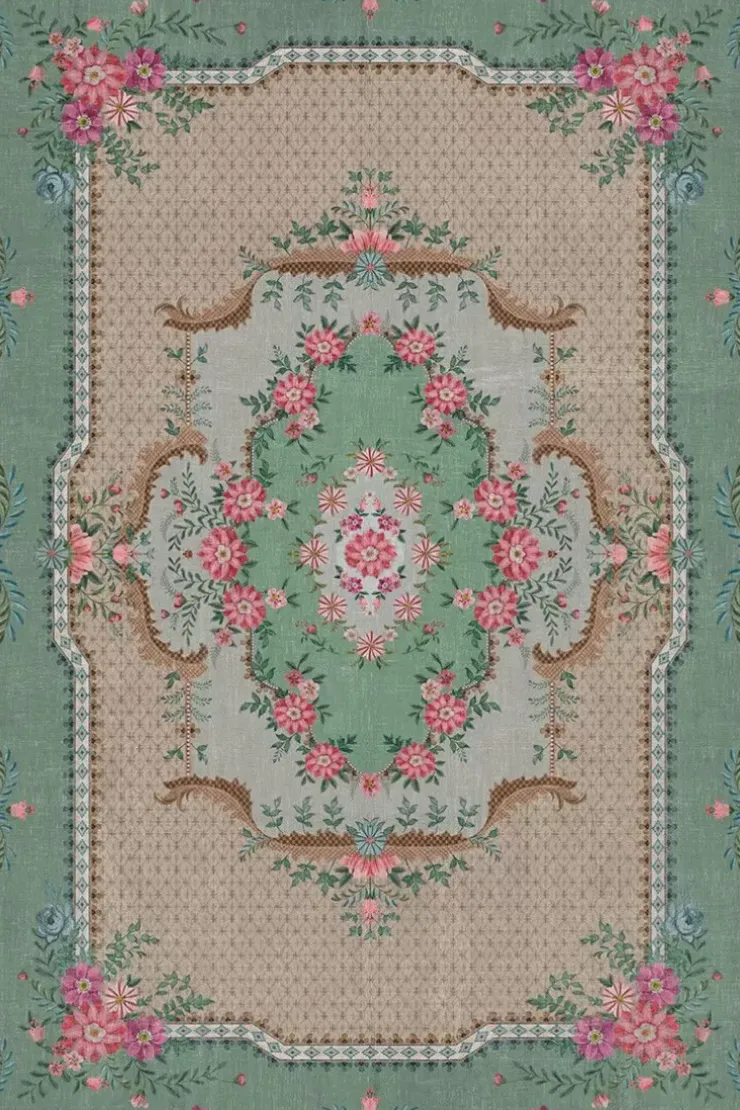 Rechteckige Teppiche|Pip Studio Teppich Pip Chique Grun