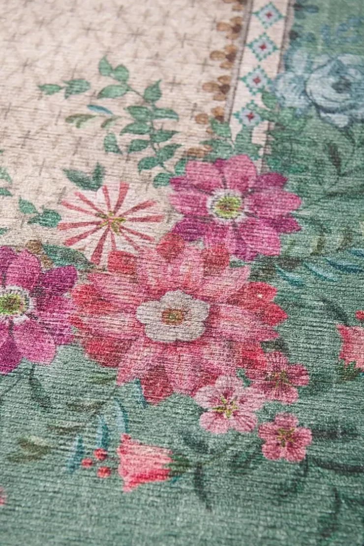 Rechteckige Teppiche|Pip Studio Teppich Pip Chique Grun