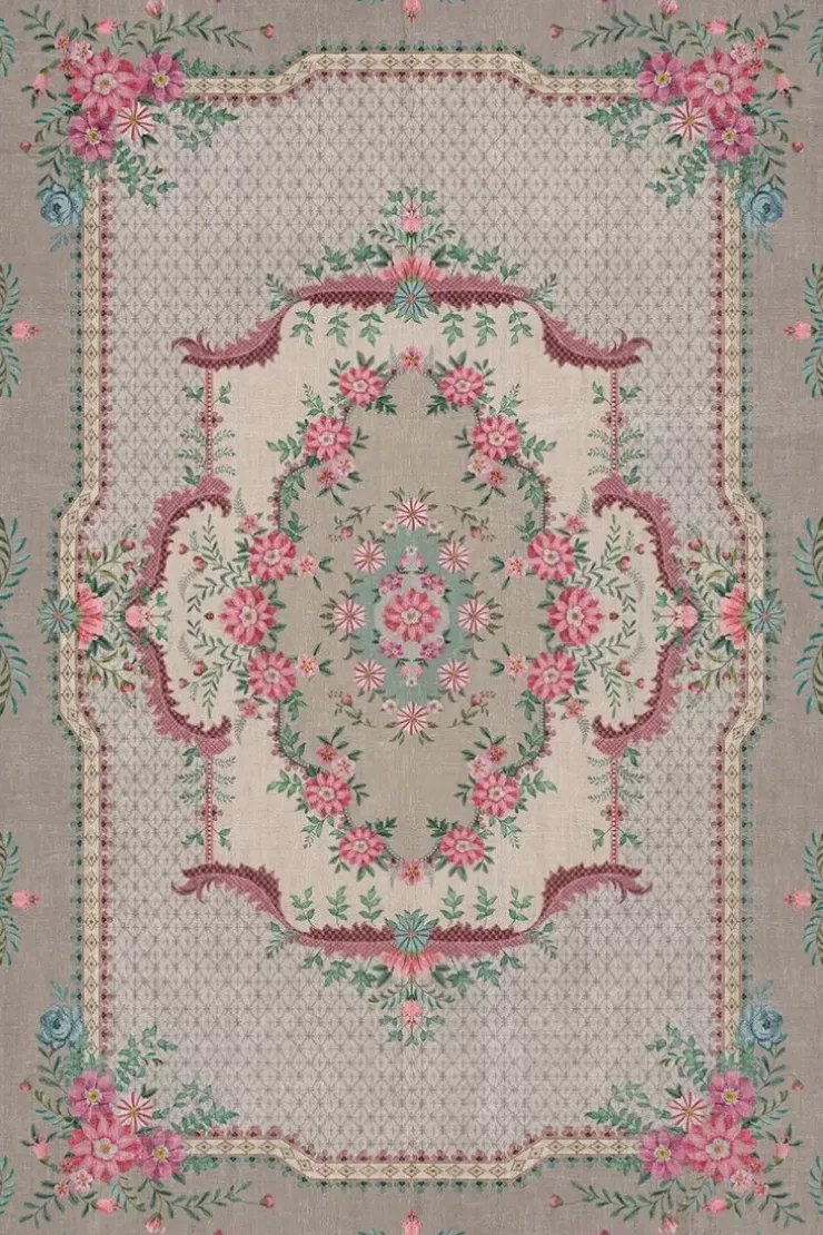 Rechteckige Teppiche|Pip Studio Teppich Pip Chique Khaki