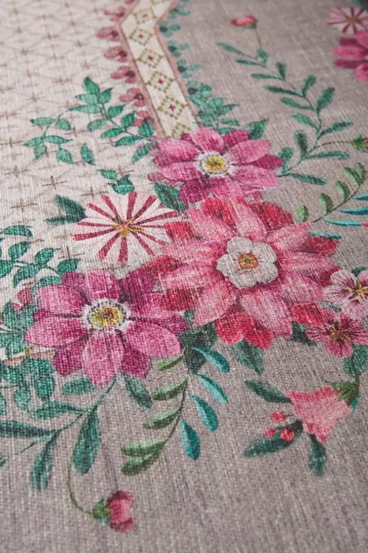 Rechteckige Teppiche|Pip Studio Teppich Pip Chique Khaki