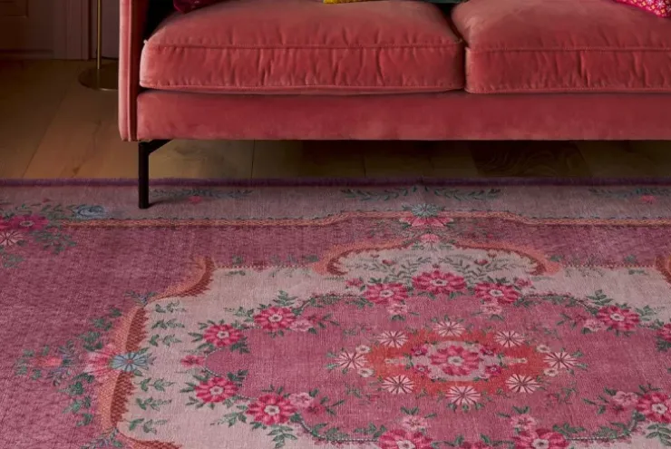 Rechteckige Teppiche|Pip Studio Teppich Pip Chique Mauve Rosa